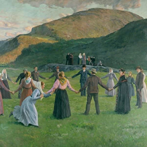 Youth Party in Eggedal, 1895 (oil on canvas)