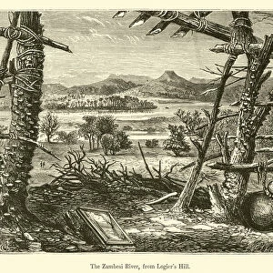 The Zambesi River, from Logiers Hill (engraving)