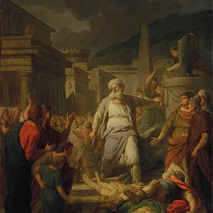 The Zeal of Mattathias (oil on canvas)