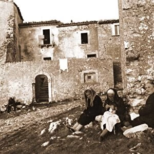 Abruzzo, L Aquila, Santo Stefano di Sessanio, General views, Ima, Italy, 20th century
