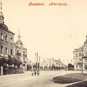 Albertplatz Radebeul Shops Saxony 1914 Landkreis MeiBen