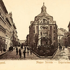 Building Magyar Theatre Budapest 1897-1964 1904
