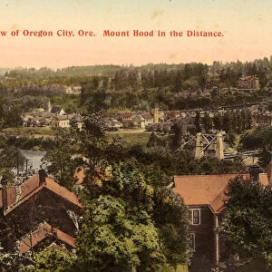 Buildings Oregon Bridges Mount Hood 1906 Oregon City