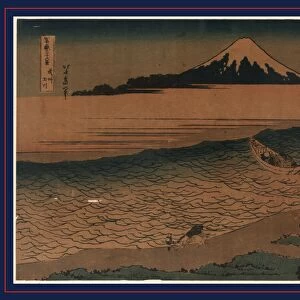 BushA tamagawa, Tama River in BushA'. Katsushika, Hokusai, 1760-1849, artist, [1831