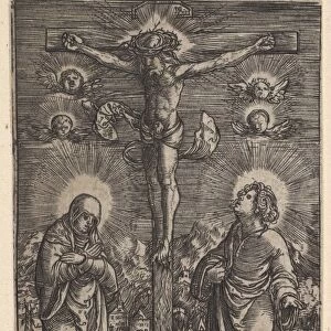 Christ Cross Small Crucifixion Engraving Sheet