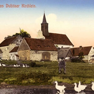 Church Saint Barbara Dubice Ponds Usti nad Labem District
