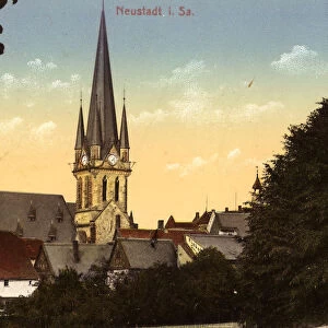 Churches Neustadt Sachsen 1912 Landkreis Sachsische Schweiz-Osterzgebirge