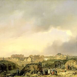 The Citadel of Antwerp, Belgium, shortly after the siege of 19 November - 23 December