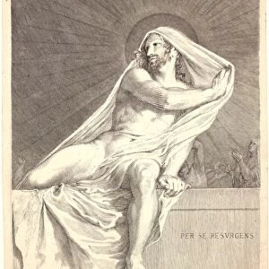 Claude Mellan (French, 1598 - 1688). The Resurrection of Christ (Per Se Resurgens), 1683