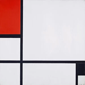 Composition no. I avec rouge et noir 1929 oil