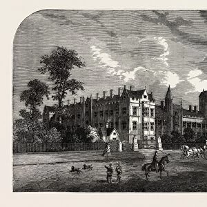 THE CONSUMPTION HOSPITAL, BROMPTON. London, UK, 19th century engraving
