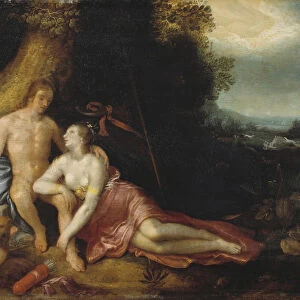 Cornelis van Haarlem Venus Adonis painting 1603