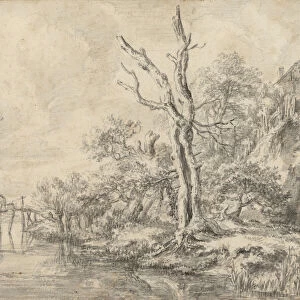 Dead Tree Stream Foot Hill Jacob van Ruisdael