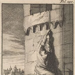 Escape of the Duke of Beaufort, 1648, Caspar Luyken, Boudewijn van der Aa, 1699