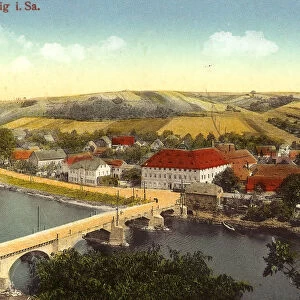 Fischendorf Leisnig 1915 Landkreis Mittelsachsen