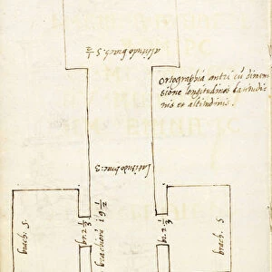 Floor plan measurements Epitaphiorum liber Giovio
