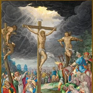 Friedrich Brentel after Aegidius Sadeler II after Christoph Schwarz, The Crucifixion
