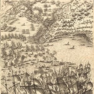 Jacques Callot, French (1592-1635), The Siege of La Rochelle [plate 11 of 16; set