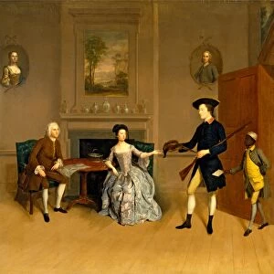 John Orde, His Wife Anne, and His Eldest Son William John Orde and His Second Wife