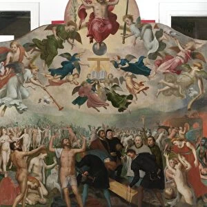 Last Judgment and the Burying of the Dead, circle of Bernard van Orley, c. 1560 - c. 1570