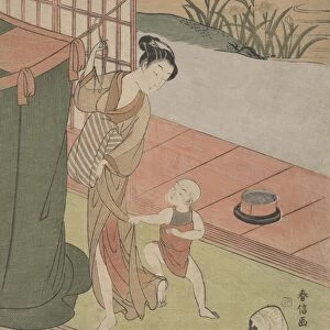 Mother Son Edo period 1615-1868 ca 1769 Japan