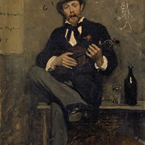 Portrait Charles Girault c. 1875 oil canvas 39 x 33 cm