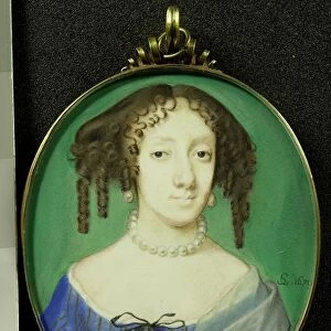 Portrait Henrietta Duchess OrlA ans Bust almost facing