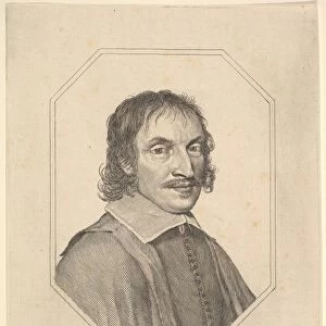 Portrait Michel de Marolles 1648 Engraving first state
