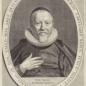 Portrait of Thomas Maurois, print maker: Theodor Matham, David Baudringien, F. Bassecour