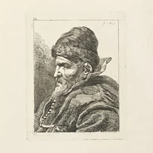 Portrait of an unknown old man, Johannes Pieter de Frey, 1780 - 1834