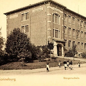 Postcards schools Germany Ronneburg Thüringen