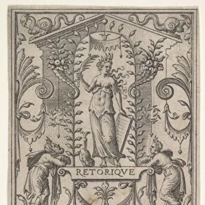 Rhetoric Retorique 16th century Engraving image