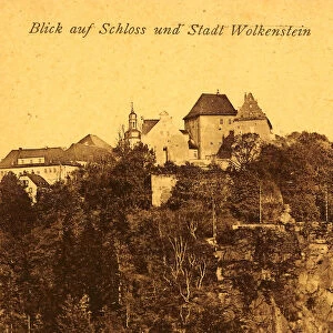 Schloss Wolkenstein Erzgebirge 1907 Erzgebirgskreis