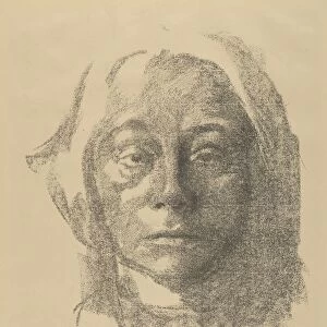 Self-Portrait Selbstbildnis 1915 Lithograph Sheet