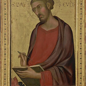 St Luke Simone Martini Italian Sienese 1284 1344