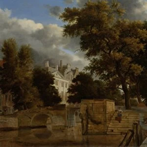 Stone Bridge, Jan van der Heyden, Adriaen van de Velde, 1660 - 1672