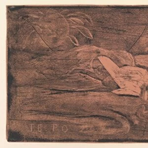 Te Po 1893-94 woodcut wove paper 8 3 / 16 x 14 1 / 8