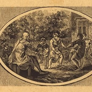 Thomas Bewick (British, 1753 - 1828), The Boasting Traveler, 1818, wood engraving