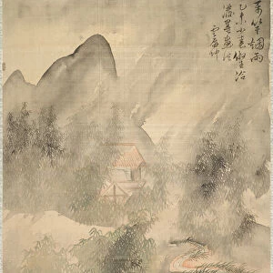 Ten Thousand Bamboos Mist Rain 1847 Tsubaki Chinzan