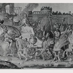 Triumphal entry Alexander Babylon scene Battle