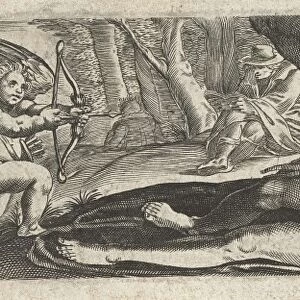Venus and Amor, Bartholomeus Willemsz. Dolendo, 1589 - 1626