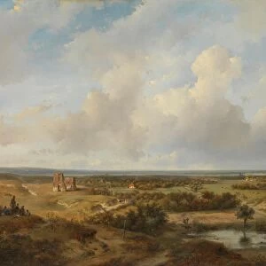 View Haarlem Dunes Ruins Brederode Castle Santpoort