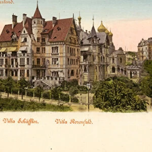 Villas Karlovy Vary Buildings Colored Germany
