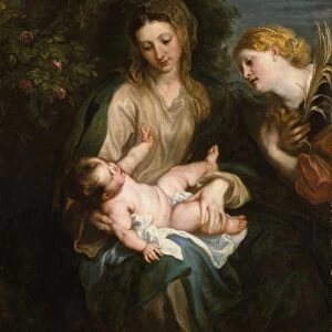 Virgin Child Saint Catherine Alexandria ca 1630