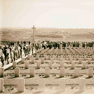War graves Mt Scopus Jerusalem distance 1934