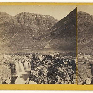 Waterfall Glencoe James Valentine Scottish 1815