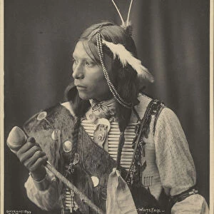 White Face Sioux Adolph F Muhr American died 1913