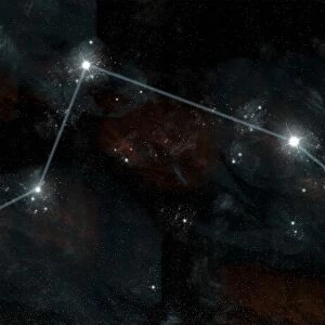 Artists depiction of the constellation Aries the Ram