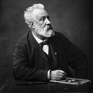 French author, poet, and playwright Jules Verne, circa 1892