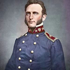 Portrait of Thomas Stonewall Jackson as a young officer